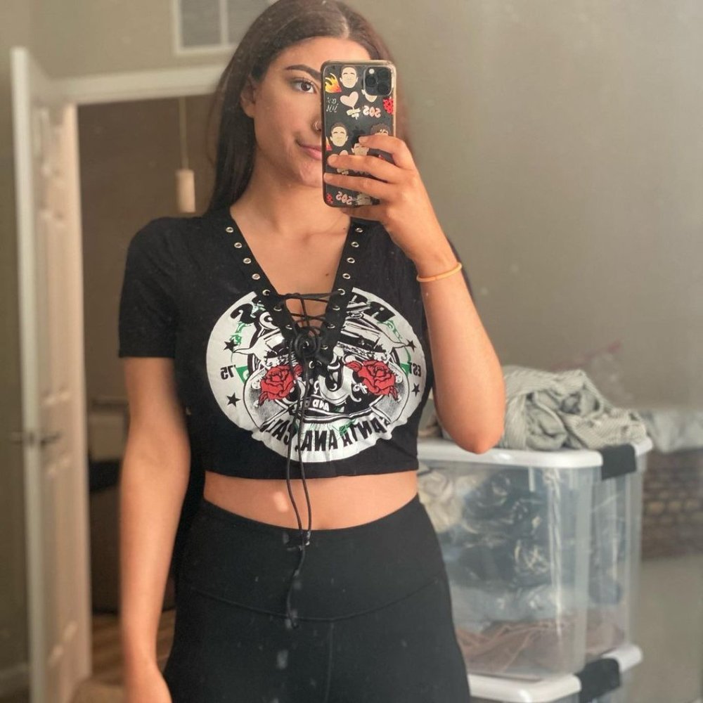 Black Crop Top